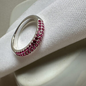 Anillo Tennis Rosa
