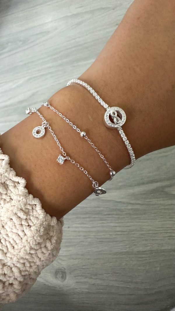 Pulsera Tennis infinito