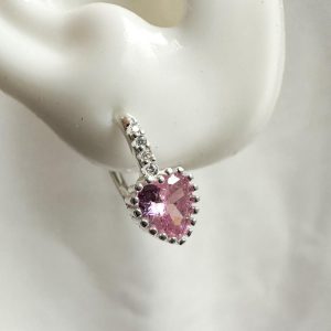 Aro de corazon rosa