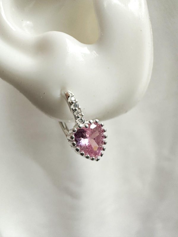 Aro de corazon rosa
