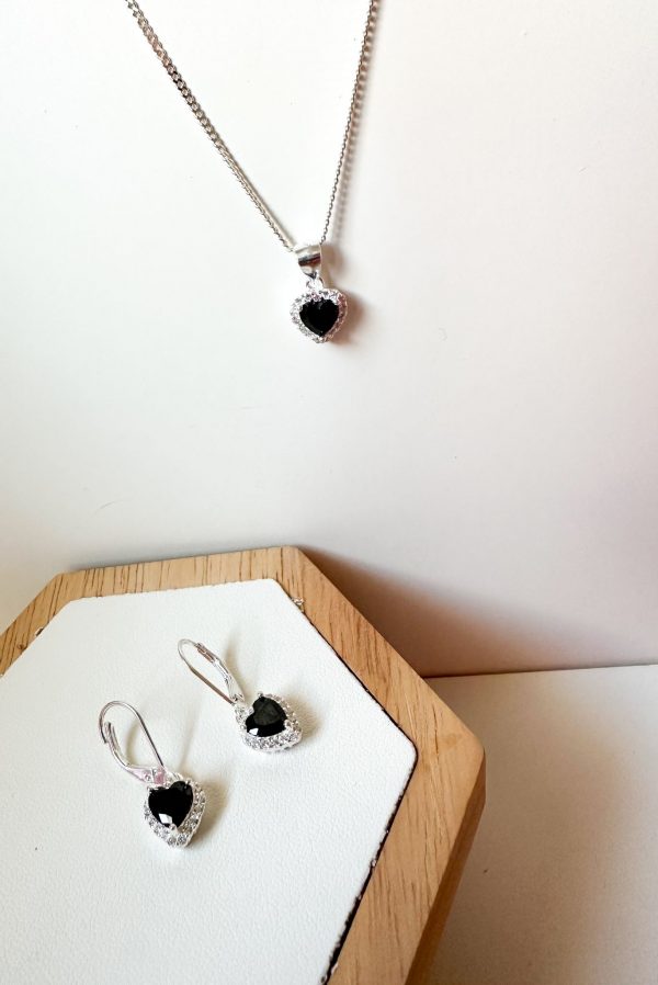 Set completo de corazon negro