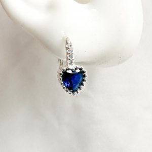 Aro de corazon azul