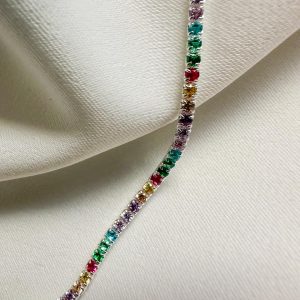 Pulsera Tennis multicolor