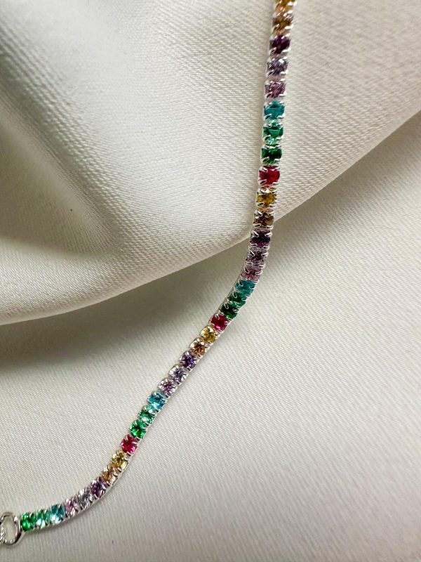 Pulsera Tennis multicolor