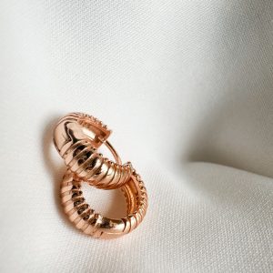 Aro entorchado rosa