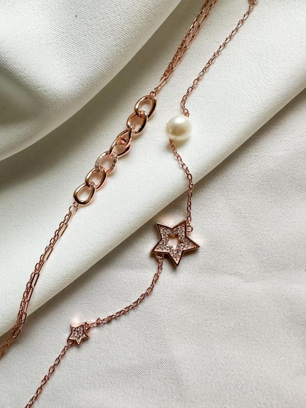 Pulsera de estrella y perla