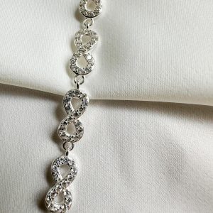 Pulsera maciza de infinitos