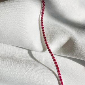 Pulsera Tennis rosa