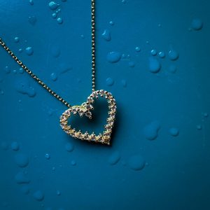 Gargantilla de corazon gold