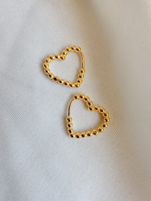 Corazon de bolitas gold
