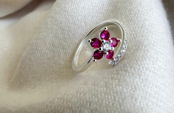 Anillo Margara rosa