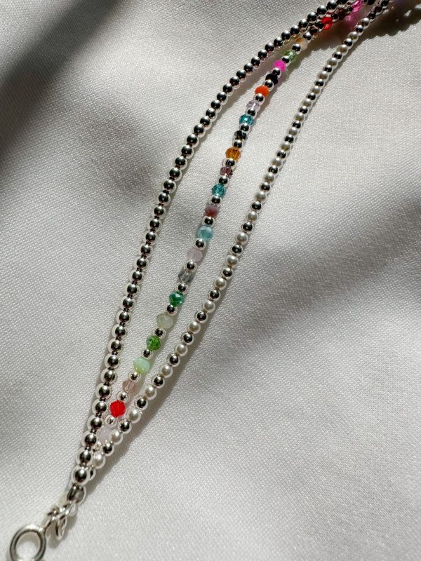 Pulsera multihilo de cristales - Imagen 2