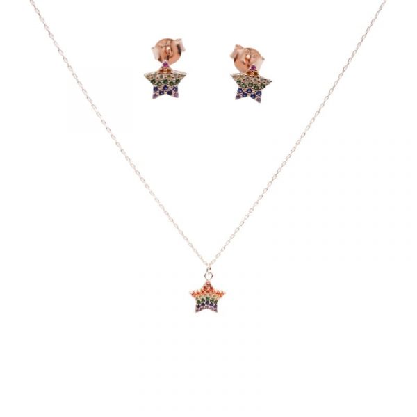 Set completo de  estrellas rosa - Imagen 2