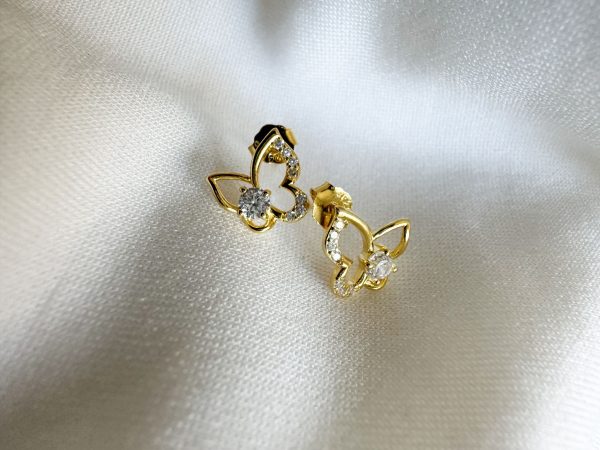 Mariposa con circonias