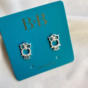 Buho silver con circonias