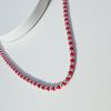 Choker de Cristales rojo