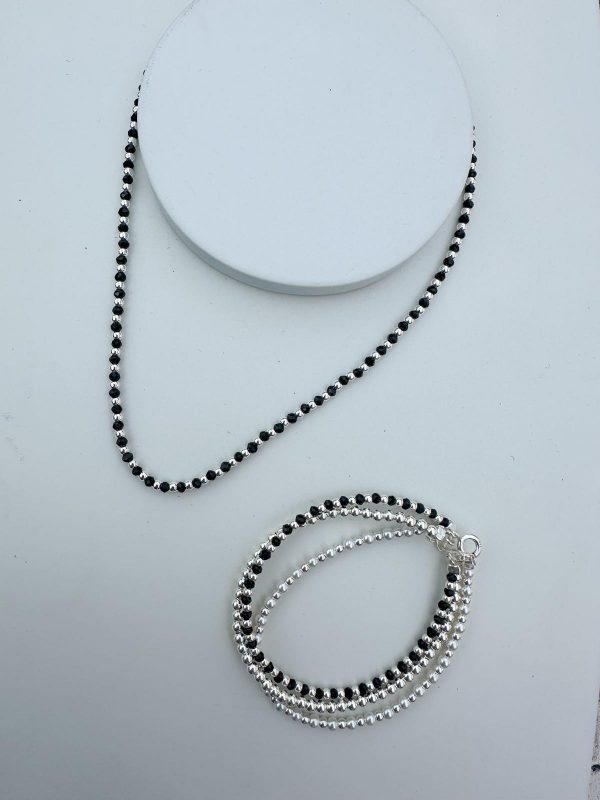 Choker de Cristales negra