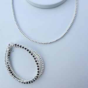 Choker de Bolitas de Plata