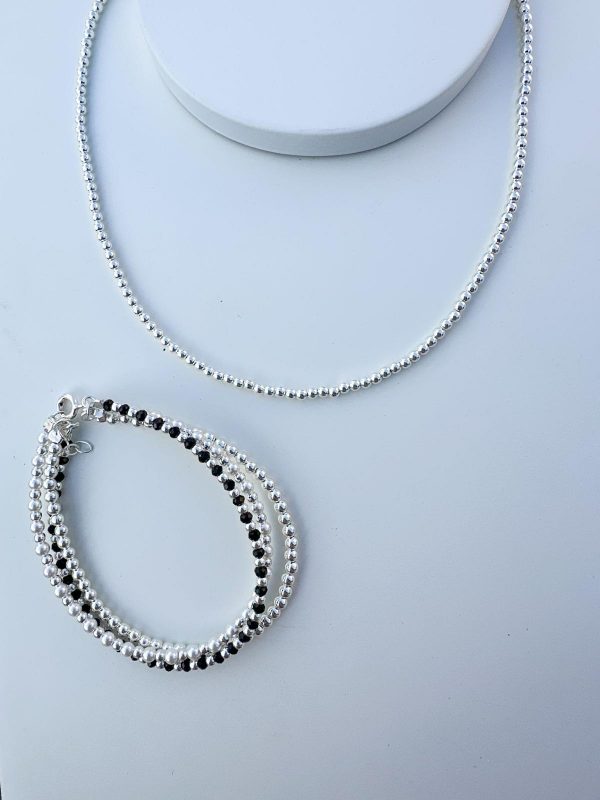 Choker de Bolitas de Plata