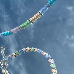 Choker de Cristales pasteles