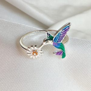 Anillo colibri multicolor