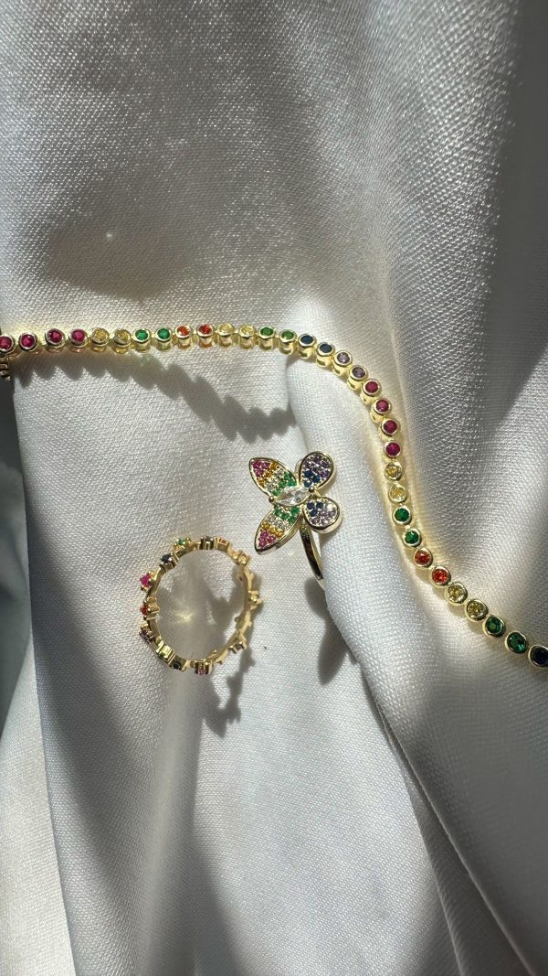 Pulsera tenis gold 3mm