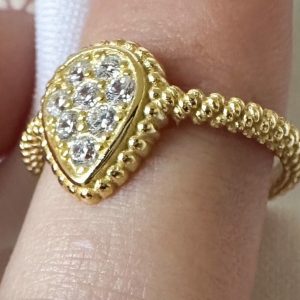 Anillo de gota gold