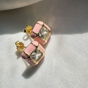 Cubo rosa con Puntos de Luz