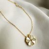 Gargantilla de flor gold