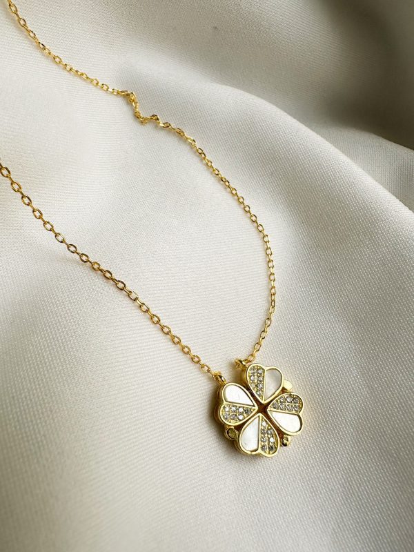 Gargantilla de flor gold