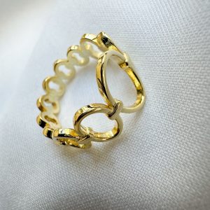 Anillo de eslabones gold