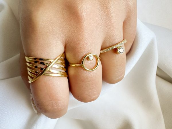 Anillo de aro con punto de luz - Imagen 2