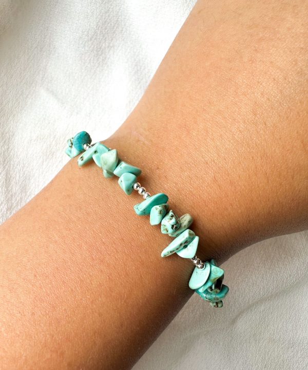 Pulsera piedra Turquesa - Imagen 3