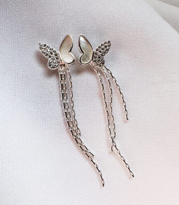 Mariposa plata 2 usos en 1