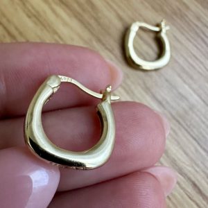 Aros gruesos gold