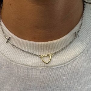 Set de Corazón , Cruz y Ancla
