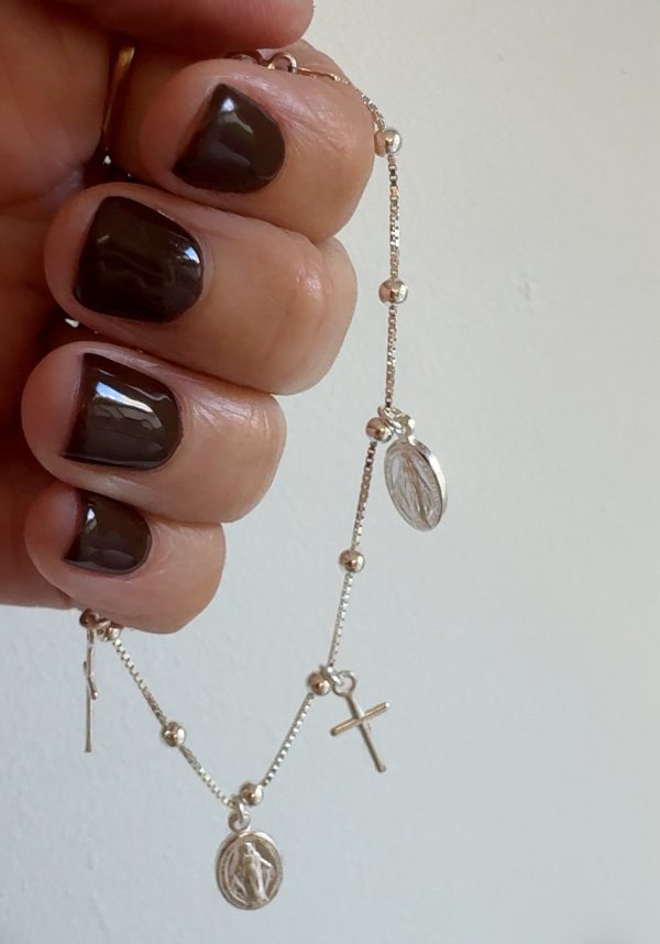 Pulsera con Milagrosa y cruces